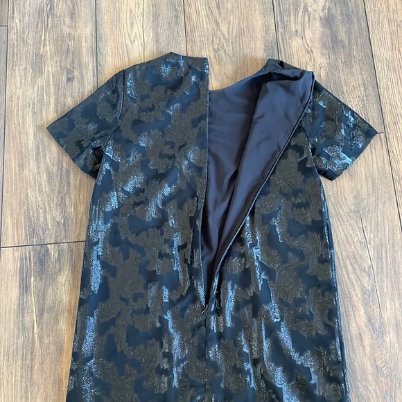 Icōne Shimmery Black Shift Dress - Picture 3 of 4